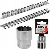Galvučių rinkinys YATO Spline 16 vnt. 8-32 mm 1/2