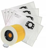 Dulkių siurblio maišeliai Karcher WD3 WD2 Plus SE 4001 KWD, 4 vnt.