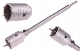 Betonui skirtas 50 mm gręžtuvas su SDS adapteriu ir 350 mm pailginimo adapteriu