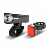 Dviračio LED žibintai Falcon Eye DuoVelo USB-C 550lm, priekinis ir galinis, 2 vnt.