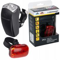Dviračio žibintai LED priekiniai ir galiniai DUNLOP
