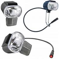 Priekinis LED žibintas Rapid Light 36V 48V elektriniam dviratui su laikikliu