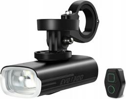 Priekinis žibintas MAGICSHINE EVO 1300, 1300 liumenų, su nuotolinio valdymo pultu ir laikikliu