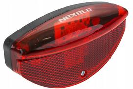 Galinis dviračio žibintas Nexelo 3 LED baterija L188051NEX