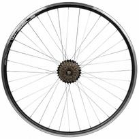 Galinis dviracio ratas 28" 29" 700C, laisva eiga, 6 pavarų, juodas, Shimano