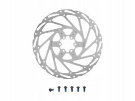 Stabdžių diskas Tektro TR180-52 180 mm 6 varžtų sidabrinis