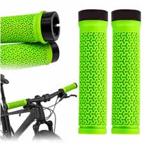 Dviračio rankenos TWISTED MTB, 2 vnt., žalios