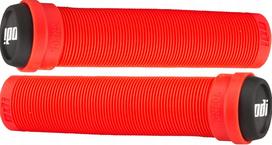 Dviračio rankenos ODI LONGNECK SL GRIP fiery red su juodais galais