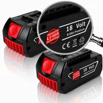 Atsarginė 18V 8Ah baterija Bosch įrankiams, Li-ion, 2 vnt.