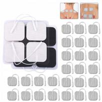 Gelio elektrodai 5x5 cm, 2 mm pin, 40 vnt., TENS EMS SANIT