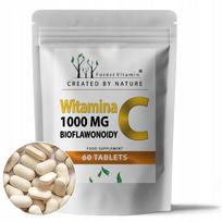 Vitaminas C 1000 mg + bioflavonoidai, 60 tablečių