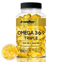 Maisto papildas Omega 3-6-9 IronFlex 180 kapsulių EPA DHA žuvų ir linų aliejus su vitaminu E