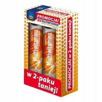 Multivitaminų putojančios tabletės Kruger Vital Power, apelsinų skonio
