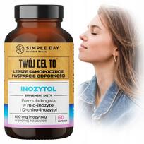 Inozitolis 650 mg Mio D-Chiro su B6, nervų sistemai, hormonų pusiausvyrai, koncentracijai, PCOS