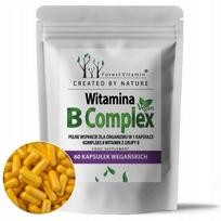 Vitaminų B kompleksas 60 kapsulių Methylcobalamin