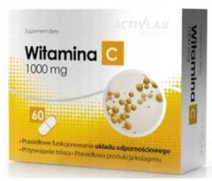 Maisto papildas Vitamin C 1000 mg 60 kapsulių ACTIVLAB
