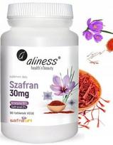 Maisto papildas Aliness SAFFRON EXTRACT, vegetariškas