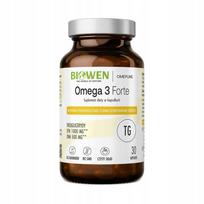 Maisto papildas BIOWEN Omega 3 Forte 1000 mg EPA 500 mg DHA, 30 kaps.