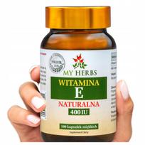 Vitaminas E 400 IU aliejuje, 100 kaps.