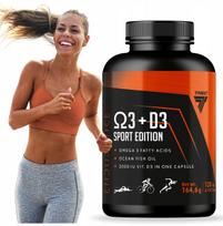 Maisto papildas Trec Endurance OMEGA 3 + VITAMIN D3, 120 kaps.