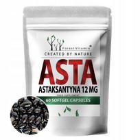 Maisto papildas Astaxanthin 12mg 60 kapsulių