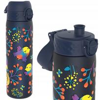 Gertuvė ION8 0,5 L PZH sertifikatas, šviesiai mėlyna, su papūgėlėmis