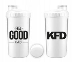 Shakeris KFD 700 ml su sieteliu baltas FEEL GOOD