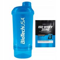 Shakeris BIOTECH WAVE+ COMPACT 500 ml + 150 ml buteliukas su baltyminiu pavyzdžiu