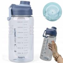 Vandens butelis 1,5 l su matavimo dangteliu, BPA nepalaikantis