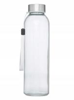 Stiklinis vandens butelis 500 ml permatomas