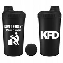 Shaker KFD Screw-On 700 ml juodas