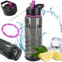 Sportinis gertuvas su šiaudeliu, Tritan, 750 ml, BPA free