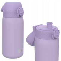 Plieninis sportinis vandens butelis-shakeris Ion8 0,4 l, violetinis