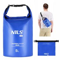 Kuprinė vandeniui atspari DRY BAG NILS mėlyna 5 L