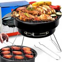 Nešiojama apvali sulankstoma Garden GRILL anglinė kepsninė