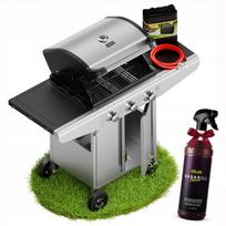 Lauko dujinė kepsninė Relish V1 Compact, nerūdijantis plienas, ketaus grotelės + skystas valiklis