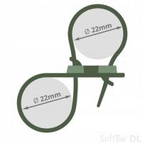 Daugkartinis augalų tvirtinimo dirželis SoftTie DL 20718-R