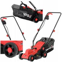 Elektrinė vejapjovė Power 1300W, 33 cm, 30 l krepšys, reguliuojama