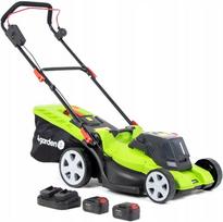 Belaidis vejos pjovimo traktoriukas 4GARDEN 40V (2 x 20V) 4.0Ah 44cm