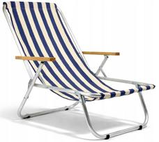 Sodo kėdė, aliuminio rėmas, medinės detalės, balkonui