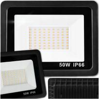 LED prožektorius 50W, juodas, 5052 liumenų, neutraliai baltas, IP66
