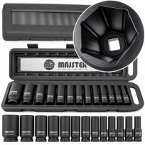 Smūginių galvučių rinkinys Majster Polska 1/2", 10–32 mm, 13 vnt., dėžutėje
