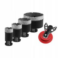 Deimantinių vainikėlių rinkinys DEDRA VB 28 35 45 68 mm su HEX kreipikliu