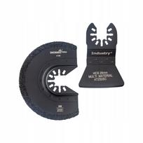 Multitool priedų rinkinys: karbido pjovimo ašmenys 88 mm, grandiklis 52x26 mm