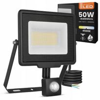 LED prožektorius Smartled 50W juodas su judesio jutikliu IP65 4500K