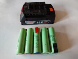 Akumuliatorius BOSCH GBA 18V 1,5Ah savarankiškam keitimui