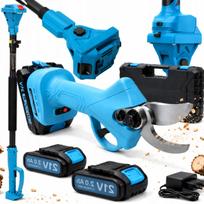 Akumuliatorinės 4 m šakų žirklės su 2 baterijomis 21V Garden Kit
