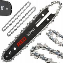 Grandininio pjūklo juosta RED TECHNIC 15 cm 1/4" su 2 grandinėmis 0.043