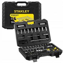 Galvučių rinkinys su terkšle STANLEY 1/2" 1/4" 72 vnt.
