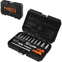 Galvučių rinkinys NEO 23 vnt. 1/4" CrV satin finish 10-231